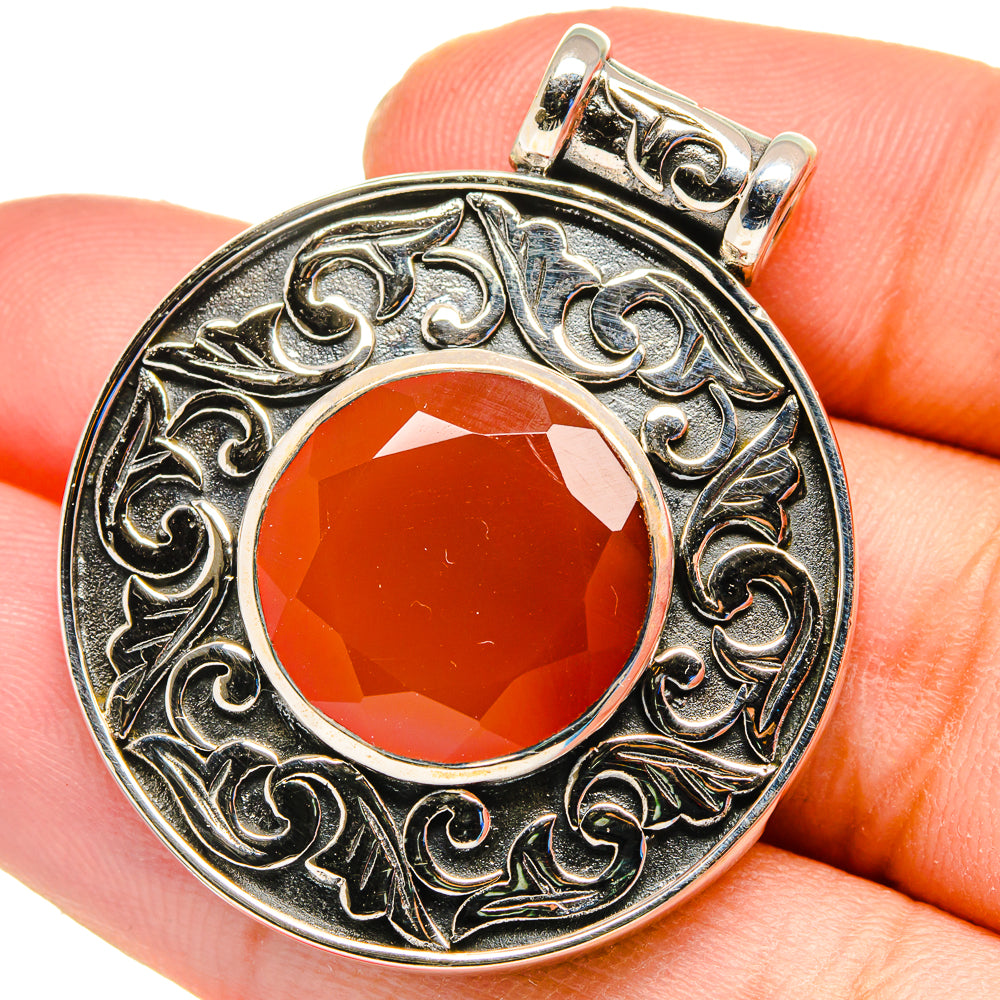 Carnelian Pendants handcrafted by Ana Silver Co - PD16212