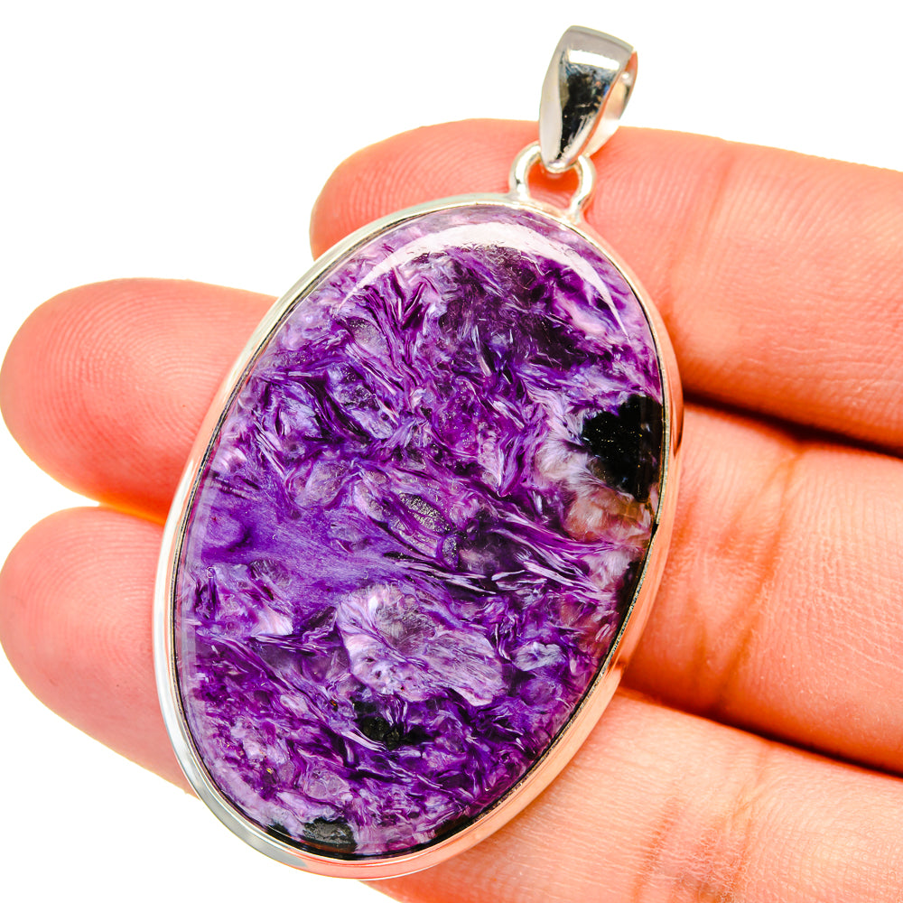 Charoite Pendants handcrafted by Ana Silver Co - PD16219