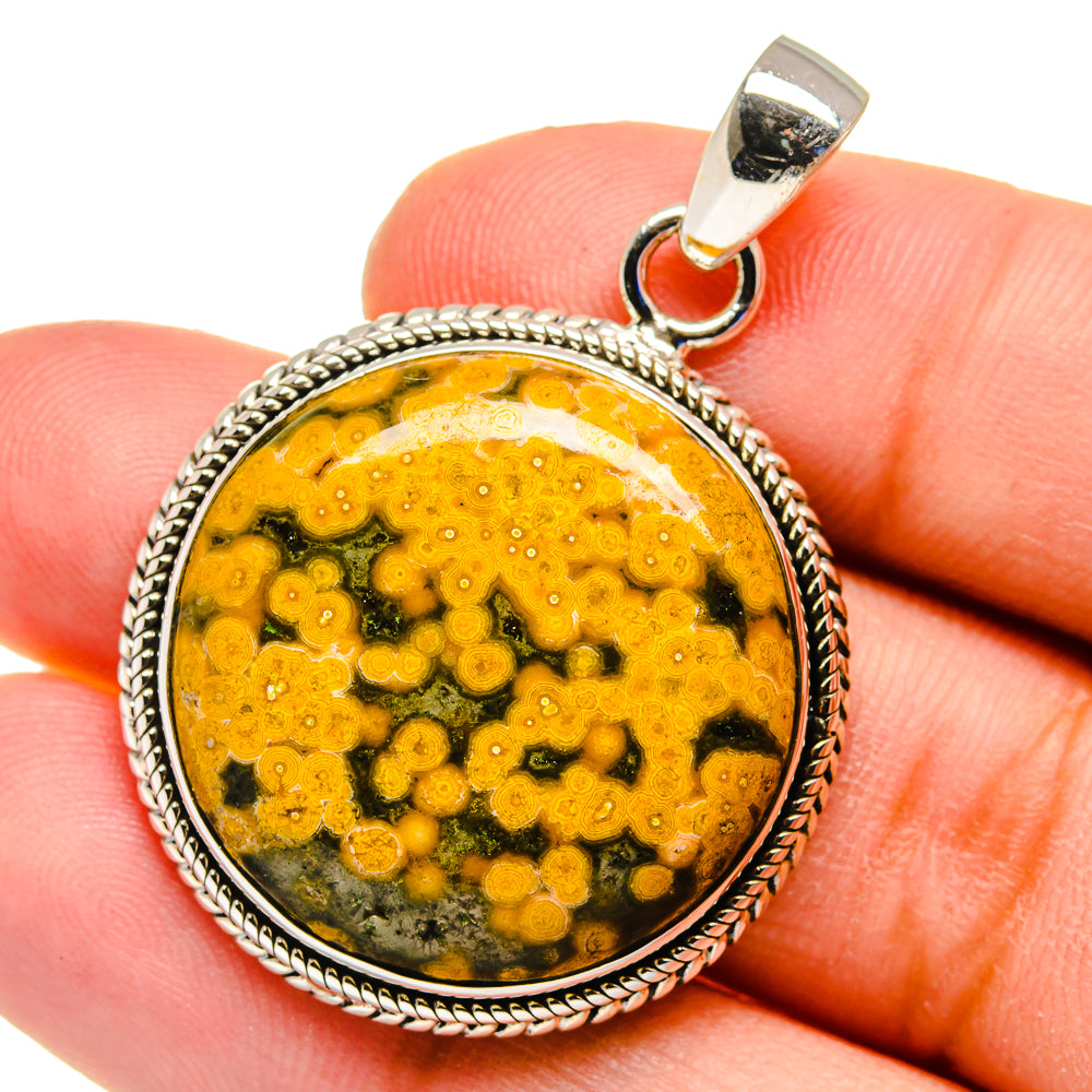 Ocean Jasper Pendants handcrafted by Ana Silver Co - PD16220