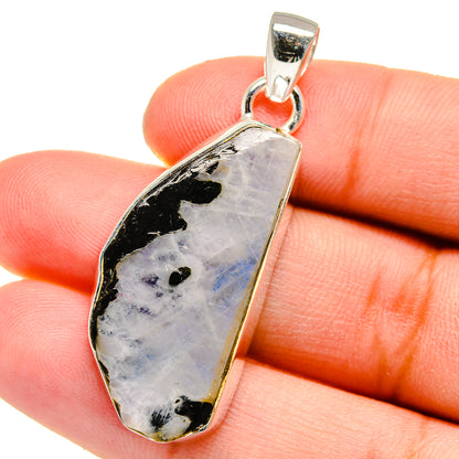 Rainbow Moonstone Pendants handcrafted by Ana Silver Co - PD16221