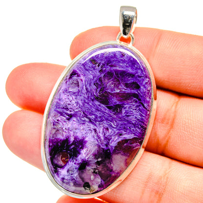 Charoite Pendants handcrafted by Ana Silver Co - PD16223