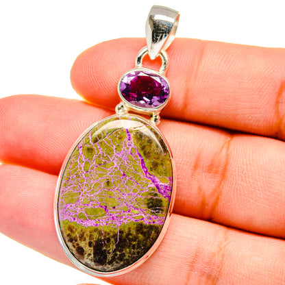 Stichtite Pendants handcrafted by Ana Silver Co - PD16229