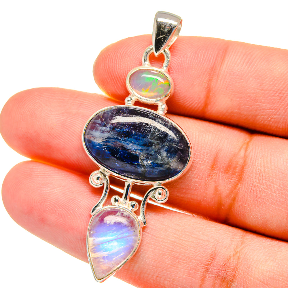 Kyanite Pendants handcrafted by Ana Silver Co - PD16253