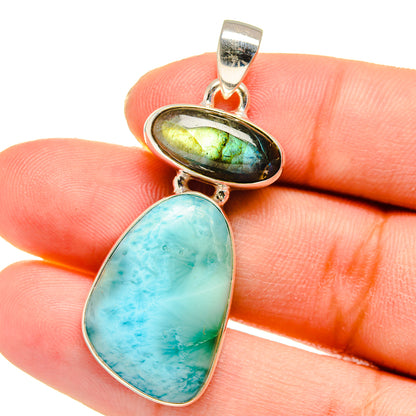 Larimar Pendants handcrafted by Ana Silver Co - PD16256