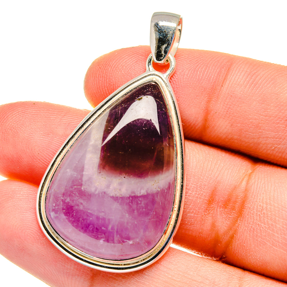 Chevron Amethyst Pendants handcrafted by Ana Silver Co - PD16265