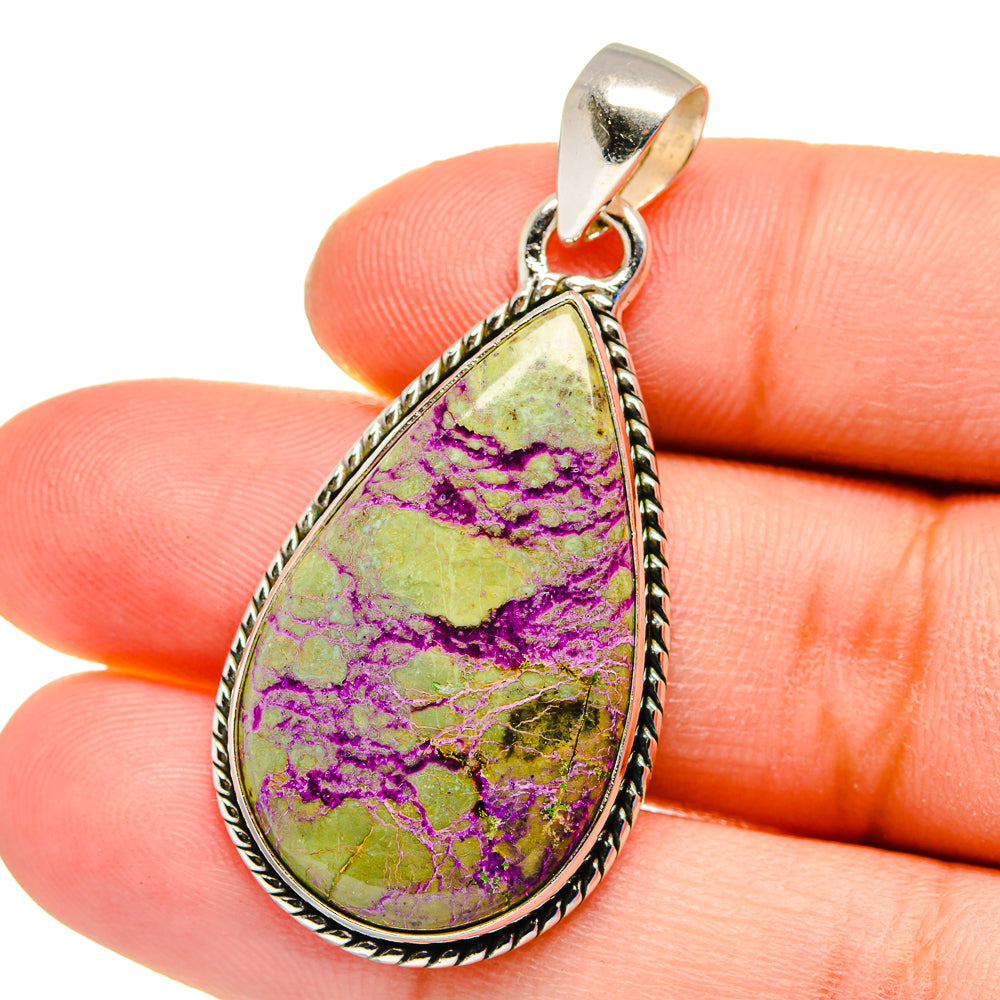 Stichtite Pendants handcrafted by Ana Silver Co - PD16272