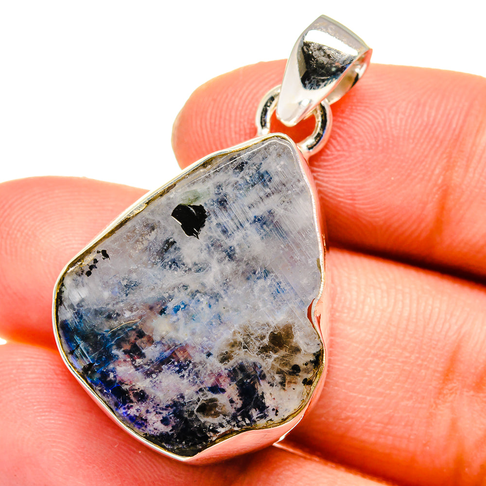 Rainbow Moonstone Pendants handcrafted by Ana Silver Co - PD16283