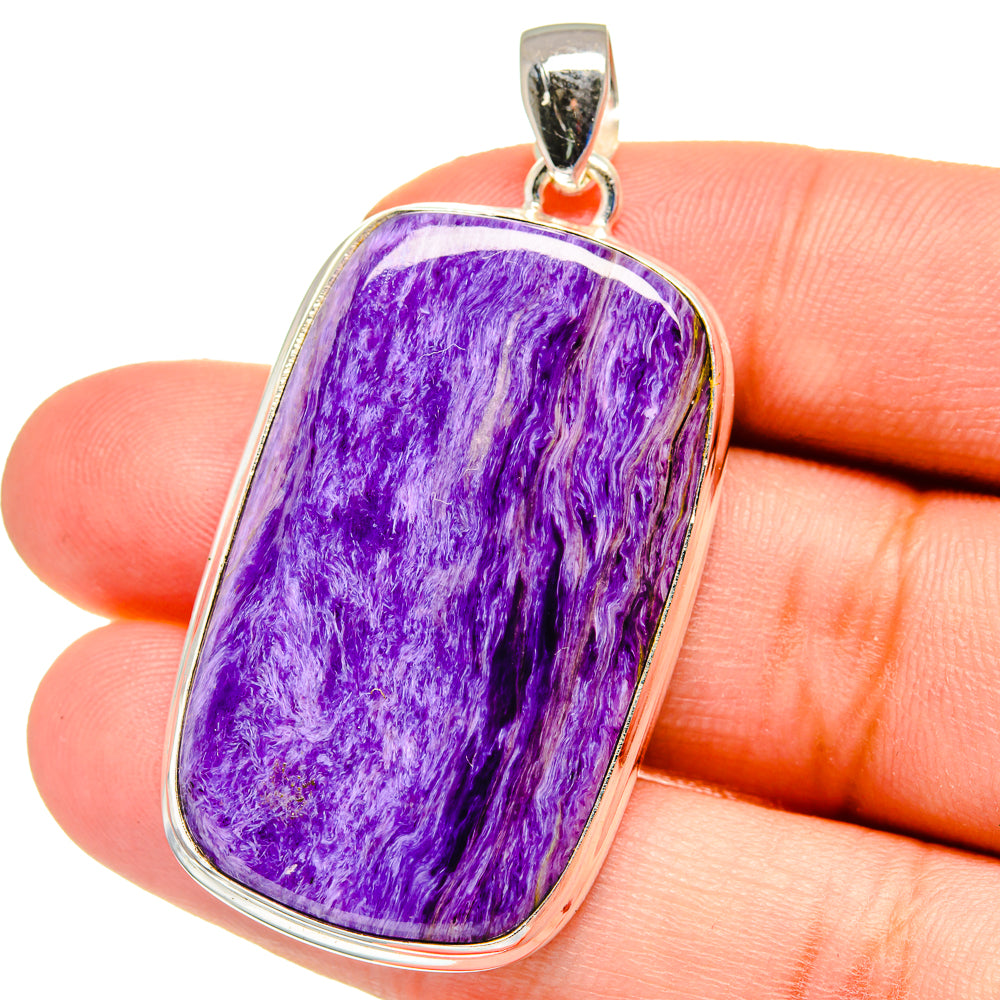 Charoite Pendants handcrafted by Ana Silver Co - PD16288