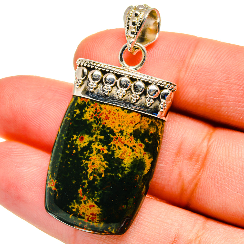 Ocean Jasper Pendants handcrafted by Ana Silver Co - PD16291