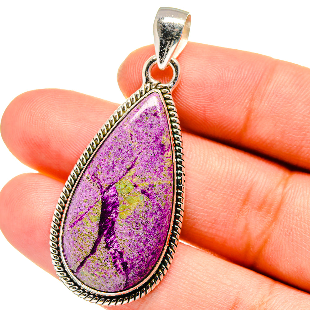 Stichtite Pendants handcrafted by Ana Silver Co - PD16304