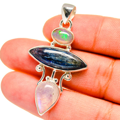 Kyanite Pendants handcrafted by Ana Silver Co - PD16306