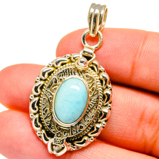 Larimar Pendants handcrafted by Ana Silver Co - PD16331