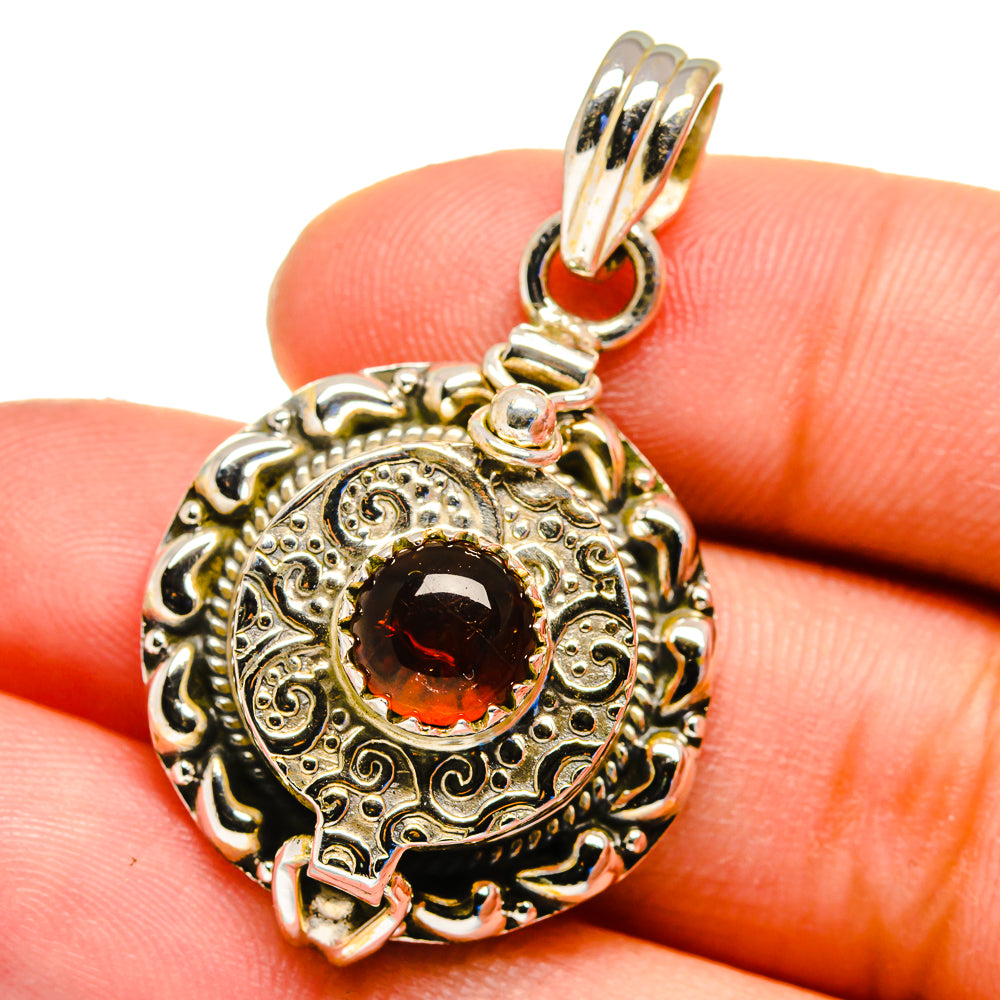 Garnet Pendants handcrafted by Ana Silver Co - PD16332