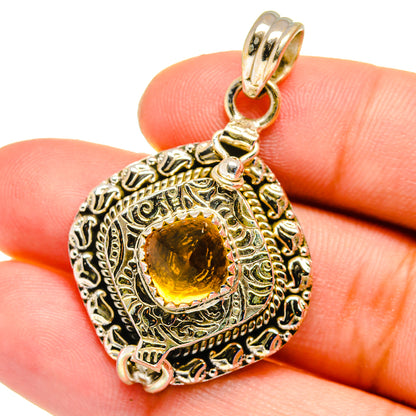 Citrine Pendants handcrafted by Ana Silver Co - PD16335