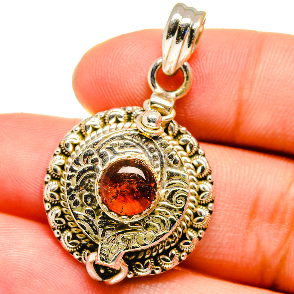 Garnet Pendants handcrafted by Ana Silver Co - PD16338