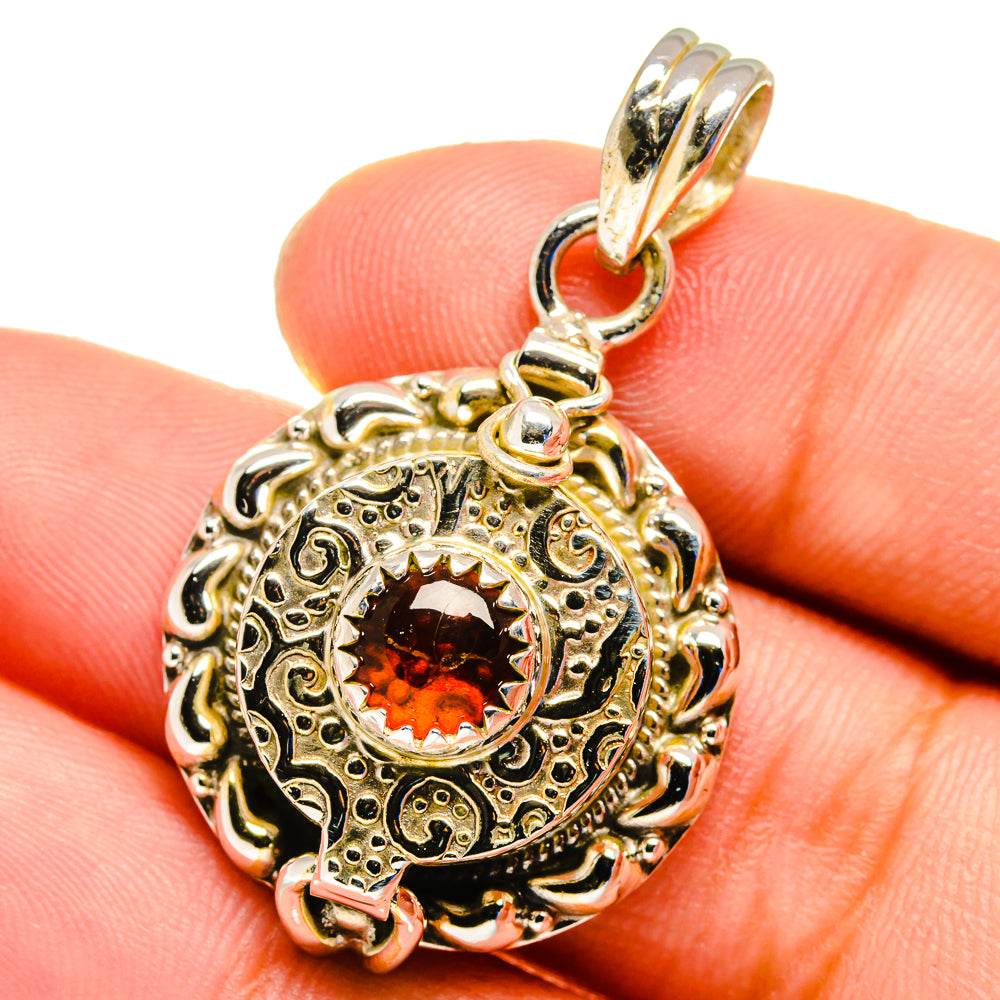 Garnet Pendants handcrafted by Ana Silver Co - PD16340