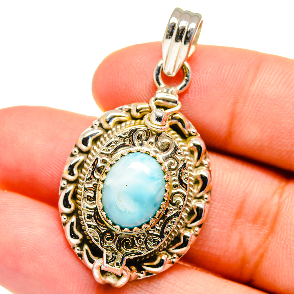 Larimar Pendants handcrafted by Ana Silver Co - PD16341
