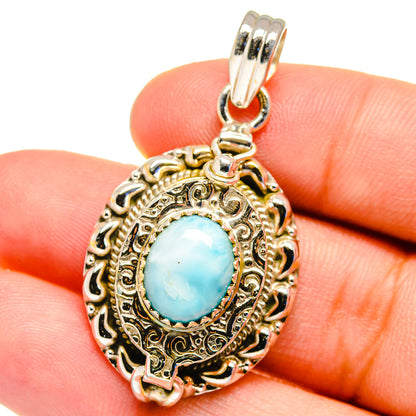 Larimar Pendants handcrafted by Ana Silver Co - PD16341