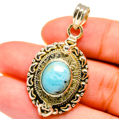 Larimar Pendants handcrafted by Ana Silver Co - PD16342