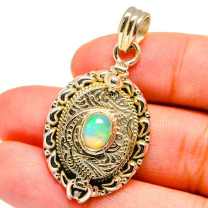 Ethiopian Opal Pendants handcrafted by Ana Silver Co - PD16343