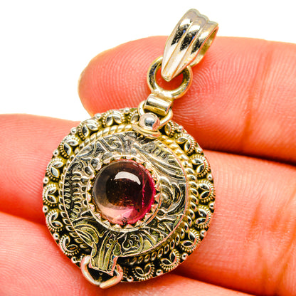 Garnet Pendants handcrafted by Ana Silver Co - PD16346