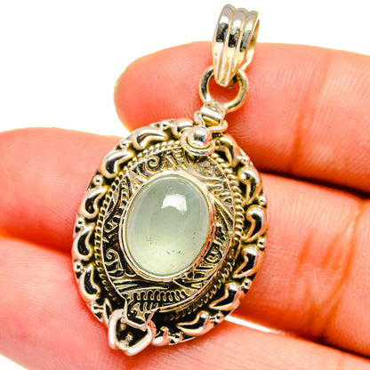 Aqua Chalcedony Pendants handcrafted by Ana Silver Co - PD16352