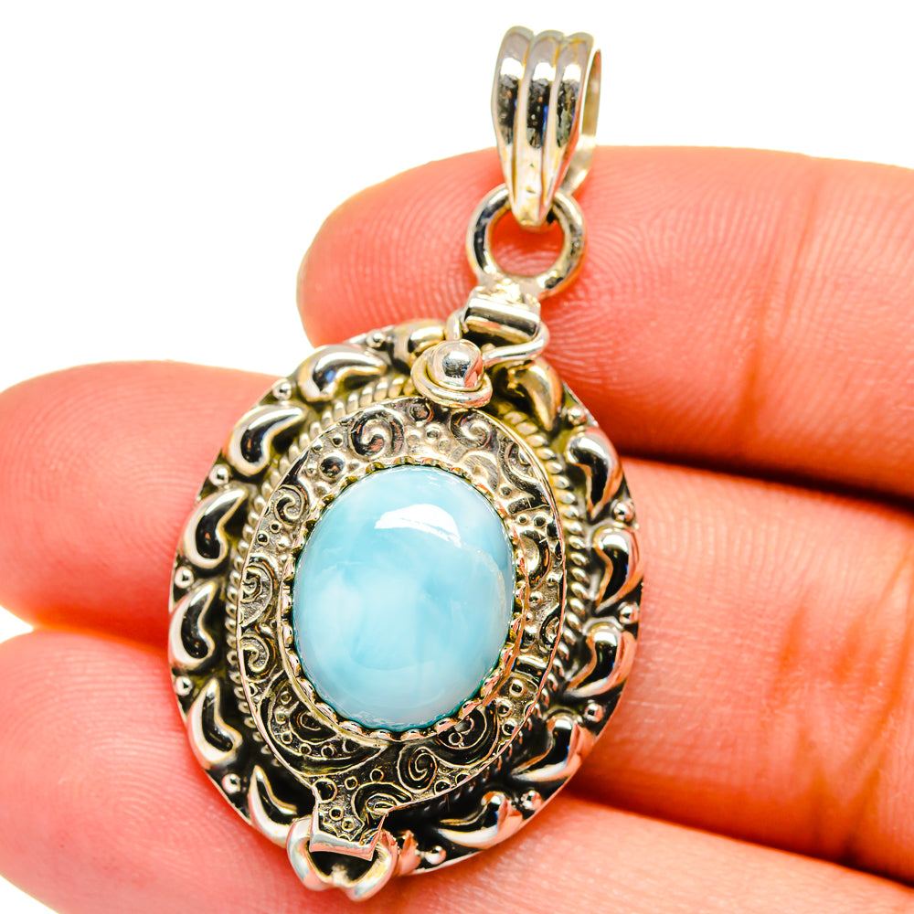 Larimar Pendants handcrafted by Ana Silver Co - PD16355