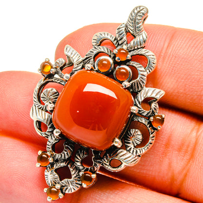 Carnelian Pendants handcrafted by Ana Silver Co - PD16359