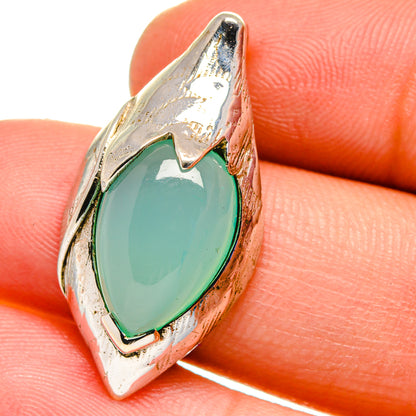 Aqua Chalcedony Pendants handcrafted by Ana Silver Co - PD16364