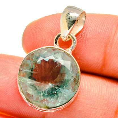 Blue Fluorite Pendants handcrafted by Ana Silver Co - PD16373