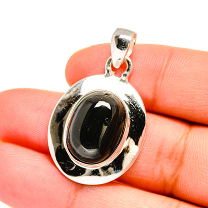 Black Onyx Pendants handcrafted by Ana Silver Co - PD16381