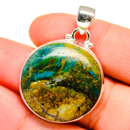 Peruvian Opal Pendants handcrafted by Ana Silver Co - PD16385
