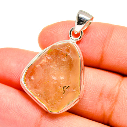 Libyan Desert Glass Pendants handcrafted by Ana Silver Co - PD16413