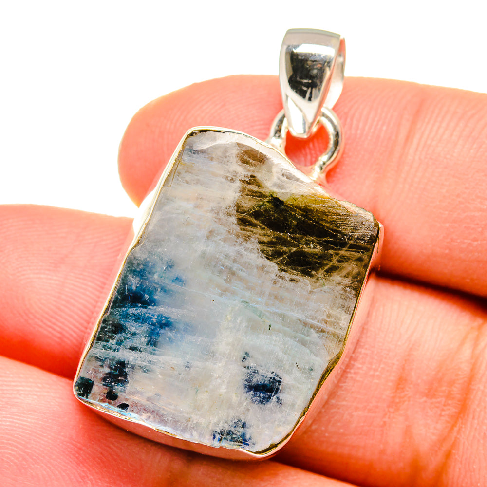 Rainbow Moonstone Pendants handcrafted by Ana Silver Co - PD16425
