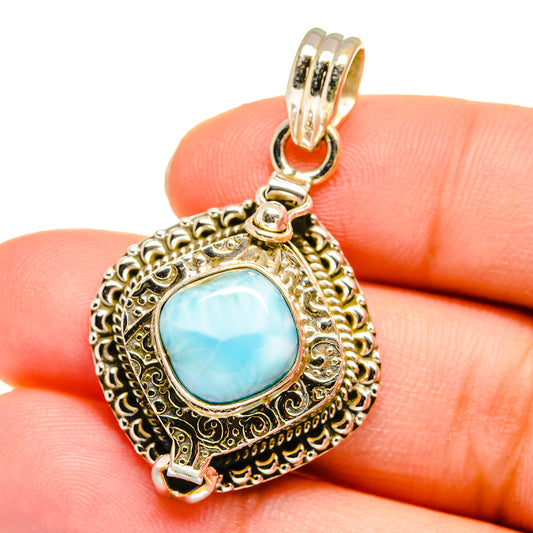 Larimar Pendants handcrafted by Ana Silver Co - PD16429