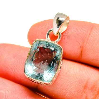 Blue Fluorite Pendants handcrafted by Ana Silver Co - PD16431