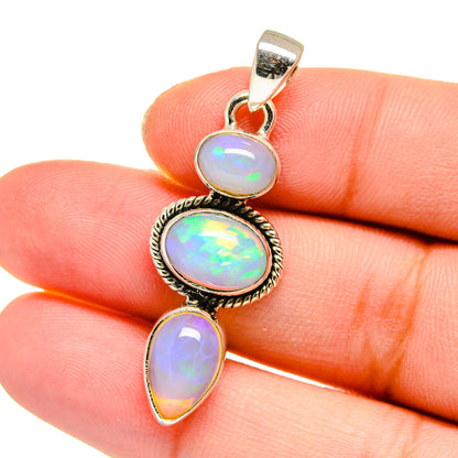 Ethiopian Opal Pendants handcrafted by Ana Silver Co - PD16445