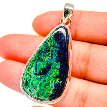 Azurite Malachite Pendants handcrafted by Ana Silver Co - PD16457