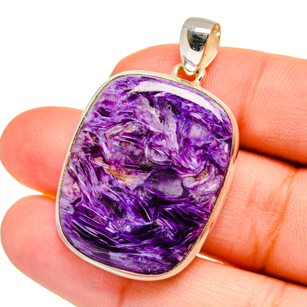 Charoite Pendants handcrafted by Ana Silver Co - PD16470
