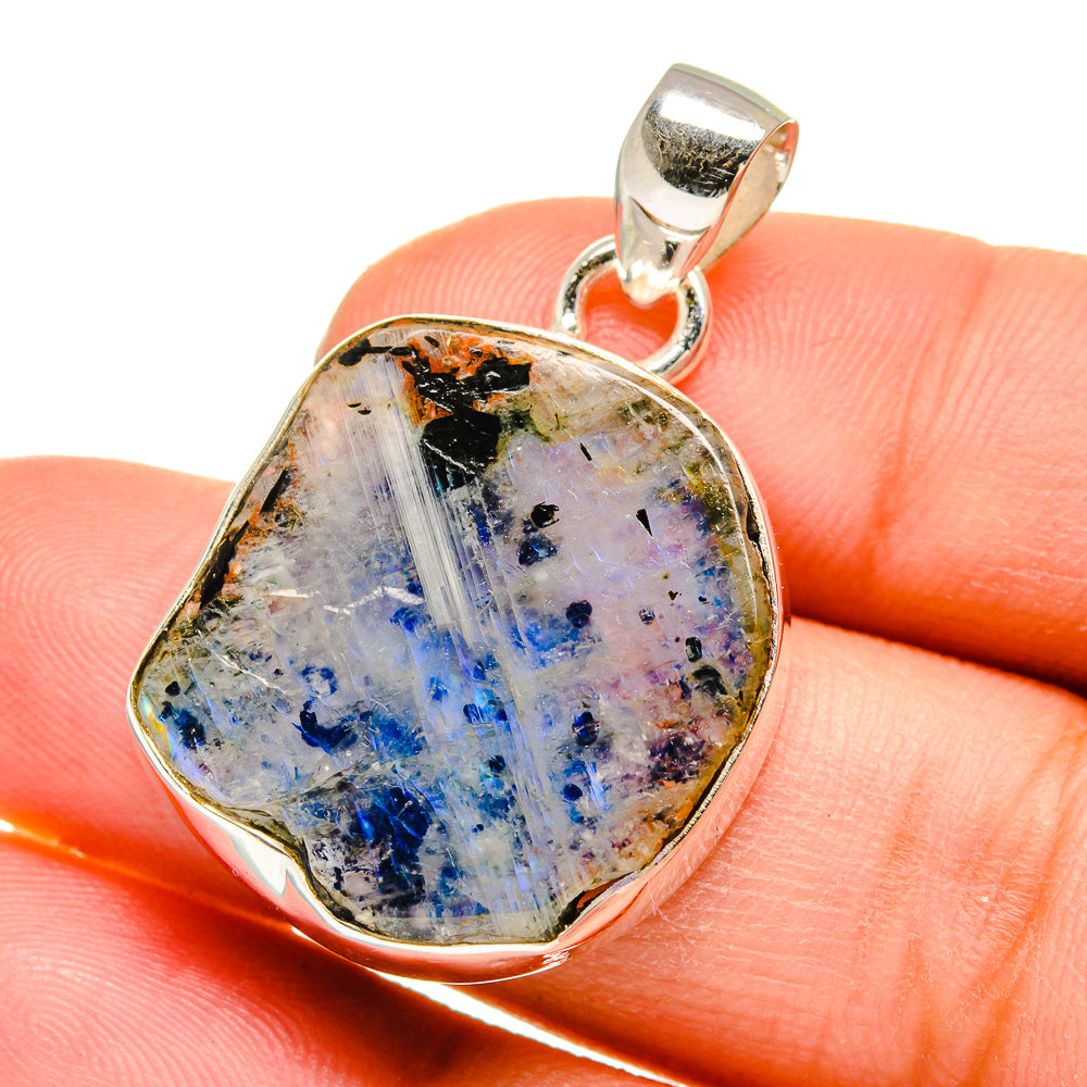 Rainbow Moonstone Pendants handcrafted by Ana Silver Co - PD16475
