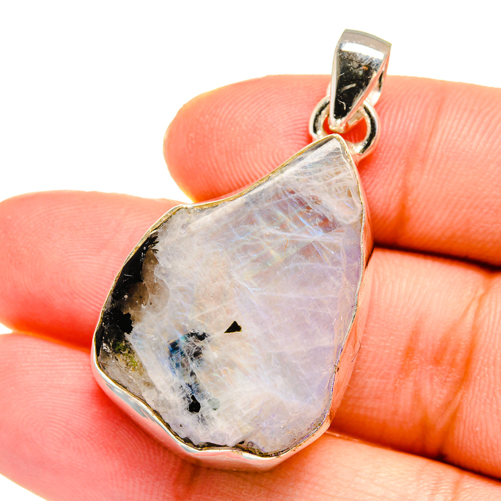 Rainbow Moonstone Pendants handcrafted by Ana Silver Co - PD16482