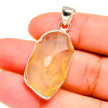Libyan Desert Glass Pendants handcrafted by Ana Silver Co - PD16486