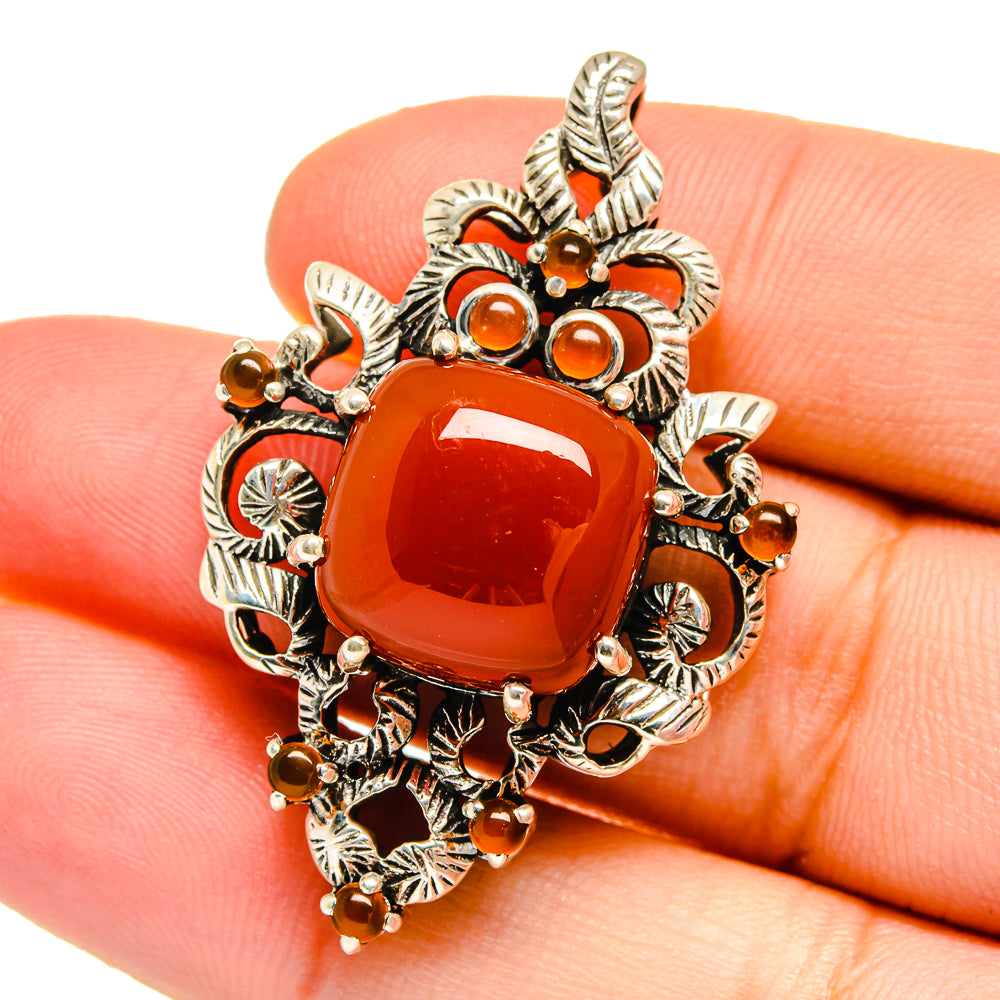 Carnelian Pendants handcrafted by Ana Silver Co - PD16506