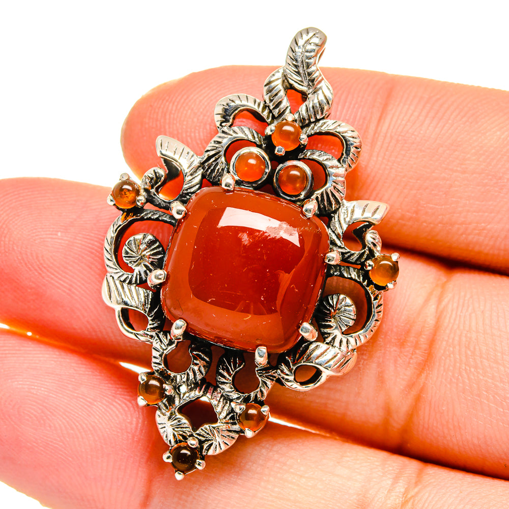 Carnelian Pendants handcrafted by Ana Silver Co - PD16507