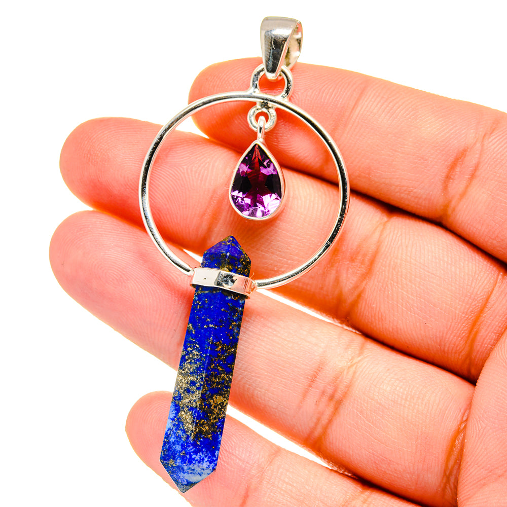 Lapis Lazuli Pendants handcrafted by Ana Silver Co - PD16529