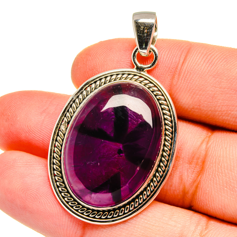 Star Amethyst Pendants handcrafted by Ana Silver Co - PD16551