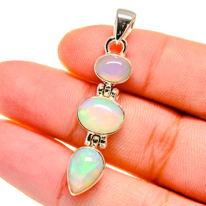 Ethiopian Opal Pendants handcrafted by Ana Silver Co - PD16574