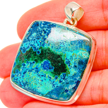 Chrysocolla Pendants handcrafted by Ana Silver Co - PD16585