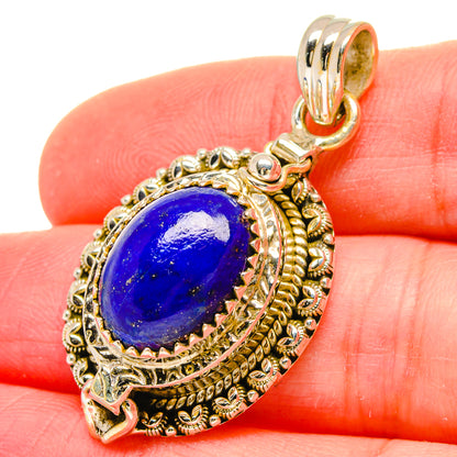 Lapis Lazuli Pendants handcrafted by Ana Silver Co - PD16586