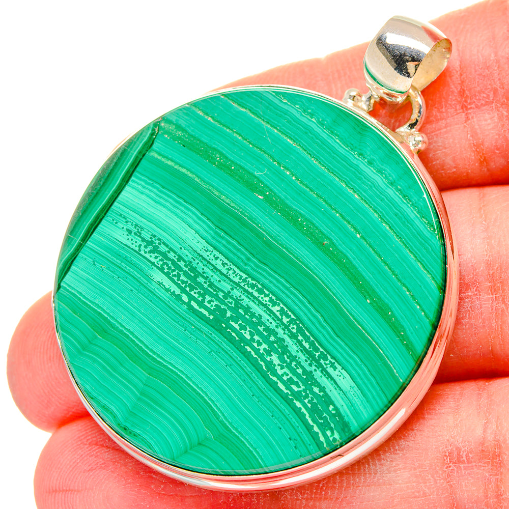 Malachite Pendants handcrafted by Ana Silver Co - PD16600